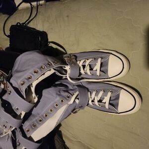 Converse Blue Lace Up Boots